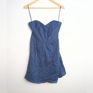Express Mini Blue Dress Size 12 Bare Top